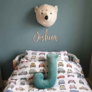 MOMAID Velvet Letter Pillow Soft Initial Throw Cushion Decorative Alphabet Kids Room Nursery Deco... | Amazon (US)