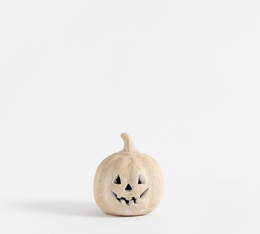Handmade Terracotta Jack O' Lantern | Pottery Barn (US)