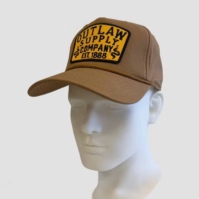 Men's Outlaw Supply Co. Baseball Hat - Brown | Target