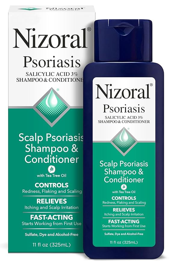 Nizoral Psoriasis Shampoo & Conditioner - Effective Scalp Psoriasis Treatment, 11 Ounce | Amazon (US)