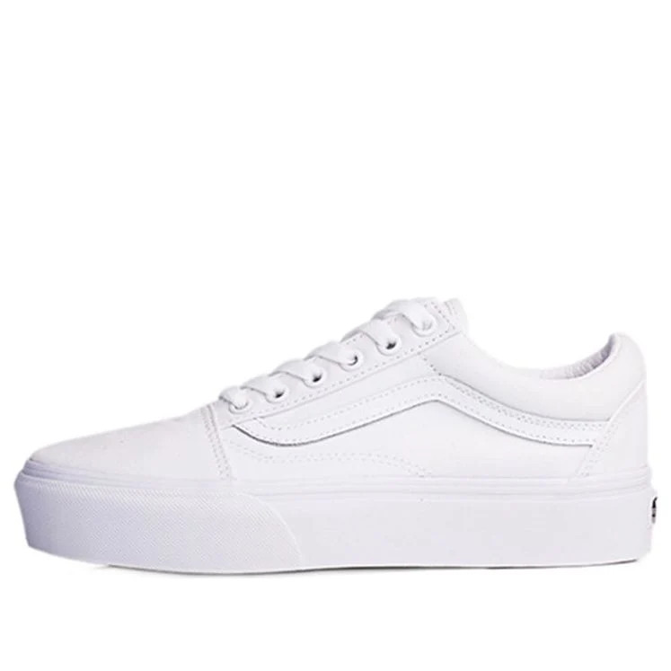 (WMNS) Vans Old Skool Platform 'True White' VN0A3B3UW00 | KICKS CREW