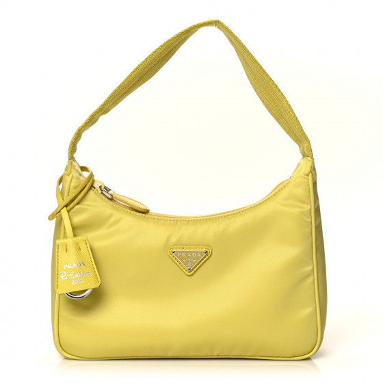 PRADA Tessuto Nylon Re-Edition 2000 Bag Ananas | FASHIONPHILE (US)