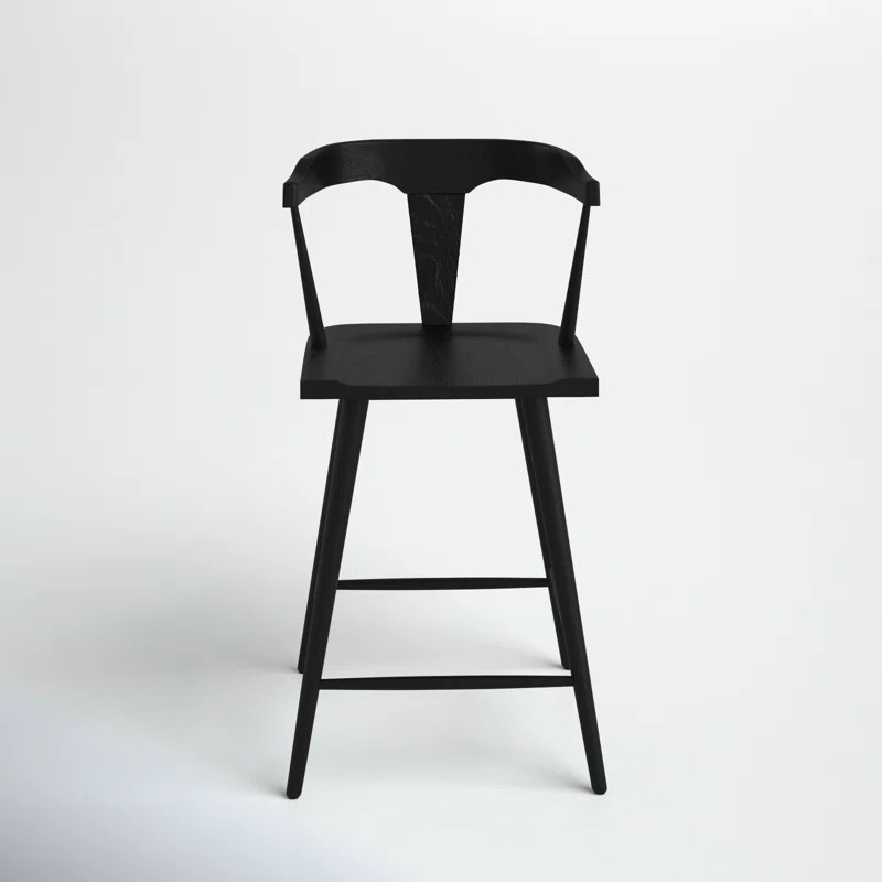Agata Enzo Solid Wood Counter Stool | Wayfair North America