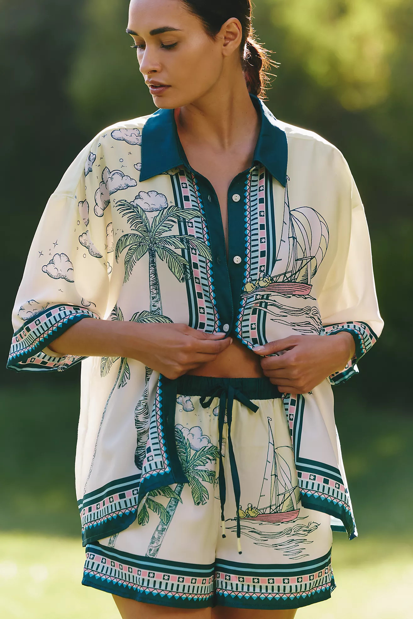 Celandine Casuarina Shorts | Anthropologie (US)