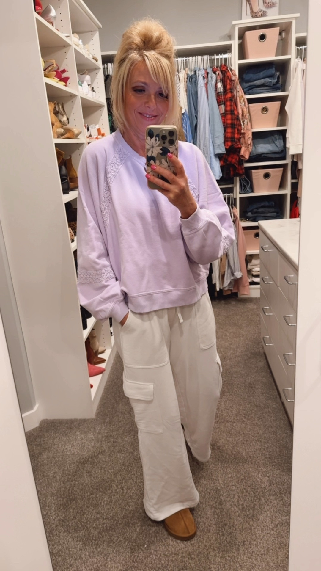 Oh this lavender sweatshirt! Casual outfit Travel Spring outfit 

#LTKActive #LTKWatchNow #LTKSaleAlert