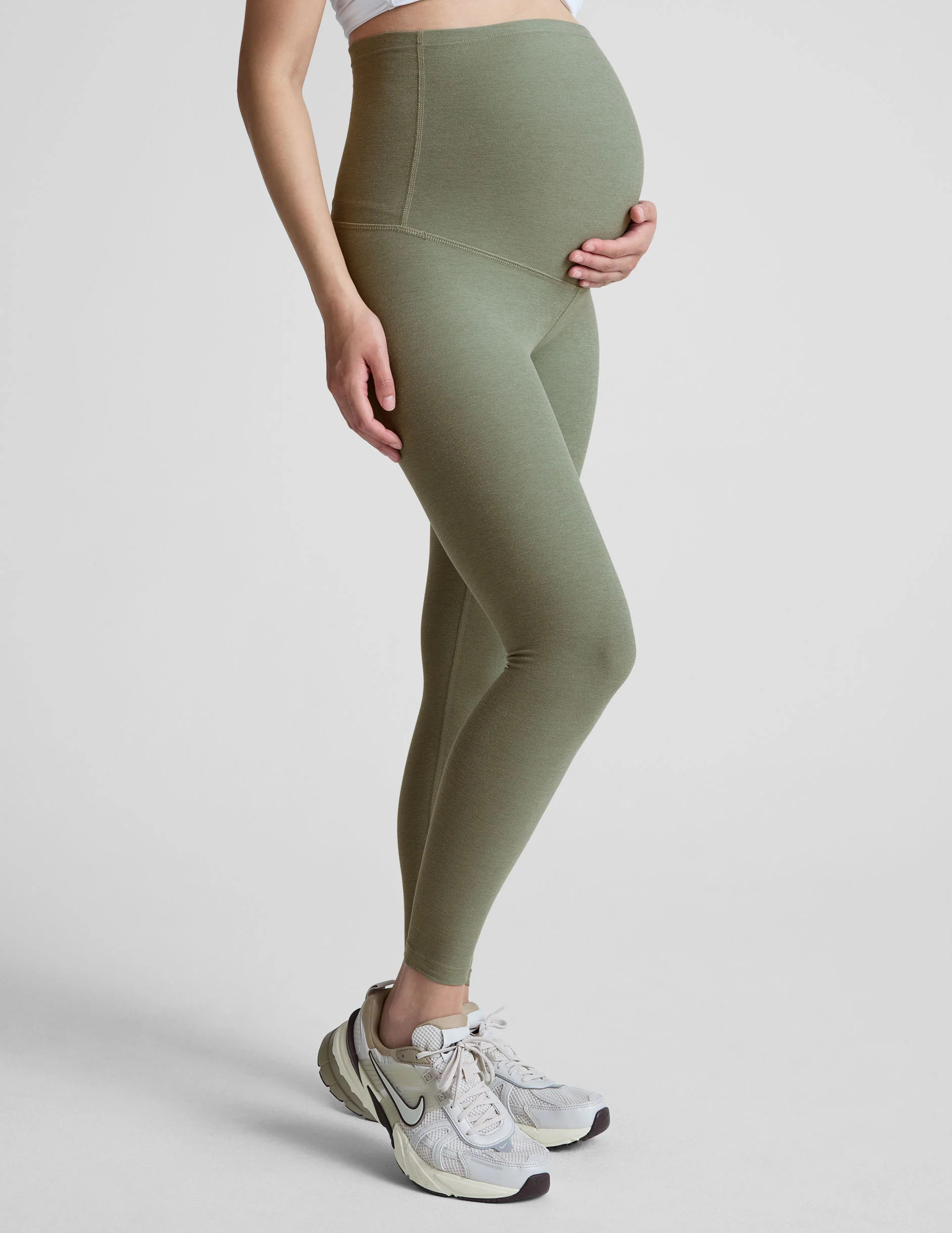 Spacedye Love the Bump Maternity Pocket Midi Legging | Beyond Yoga | Beyond Yoga
