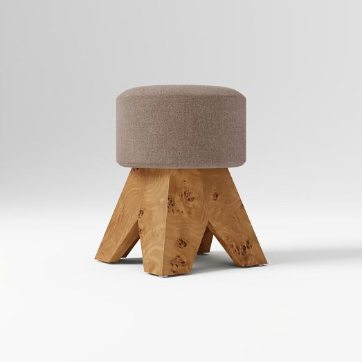 Pierce & Ward Swivel Vanity Stool | West Elm (US)