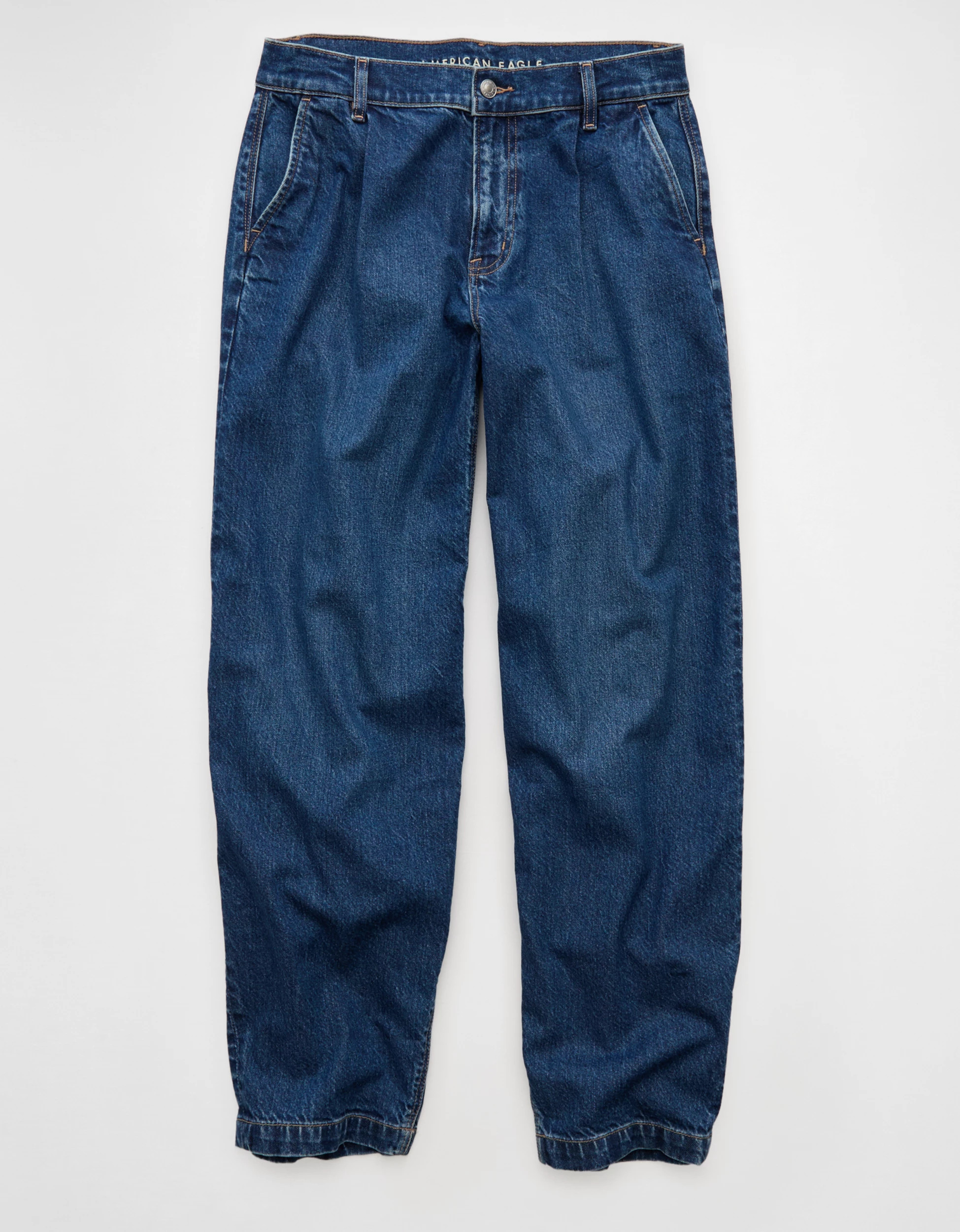AE Strigid Low-Rise Baggy Barrel Jean | American Eagle Outfitters (US & CA)