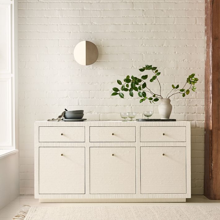 Mayson Painted Grasscloth Buffet (60") | West Elm (US)