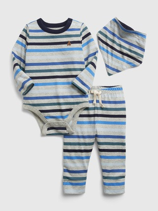 Baby 100% Organic Cotton Mix and Match Print 3-Piece Outfit Set | Gap (US)