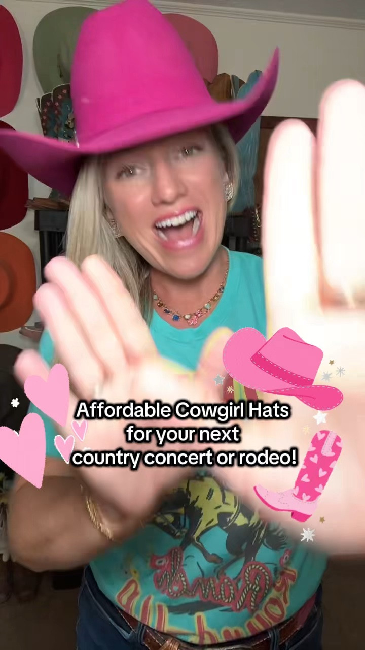 Affordable Cowgirl Hats that are perfect for your next country concert or rodeo outfit!
👜 comment COWGIRL for links to the cowgirl Hats!
#westernstyle #cowgirlhats #westernfashion

#LTKootd #LTKgrwm #LTKSeasonal