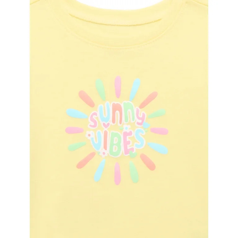 Garanimals Baby Girl Graphic T-Shirt with Short Sleeves, Sizes 0M-24M | Walmart (US)
