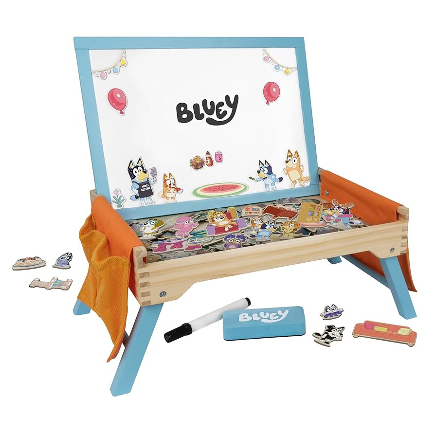 Amazon.com: Bluey Creation Station – 100 Piece Wooden Creation Station Ideal for Coloring and D... | Amazon (US)