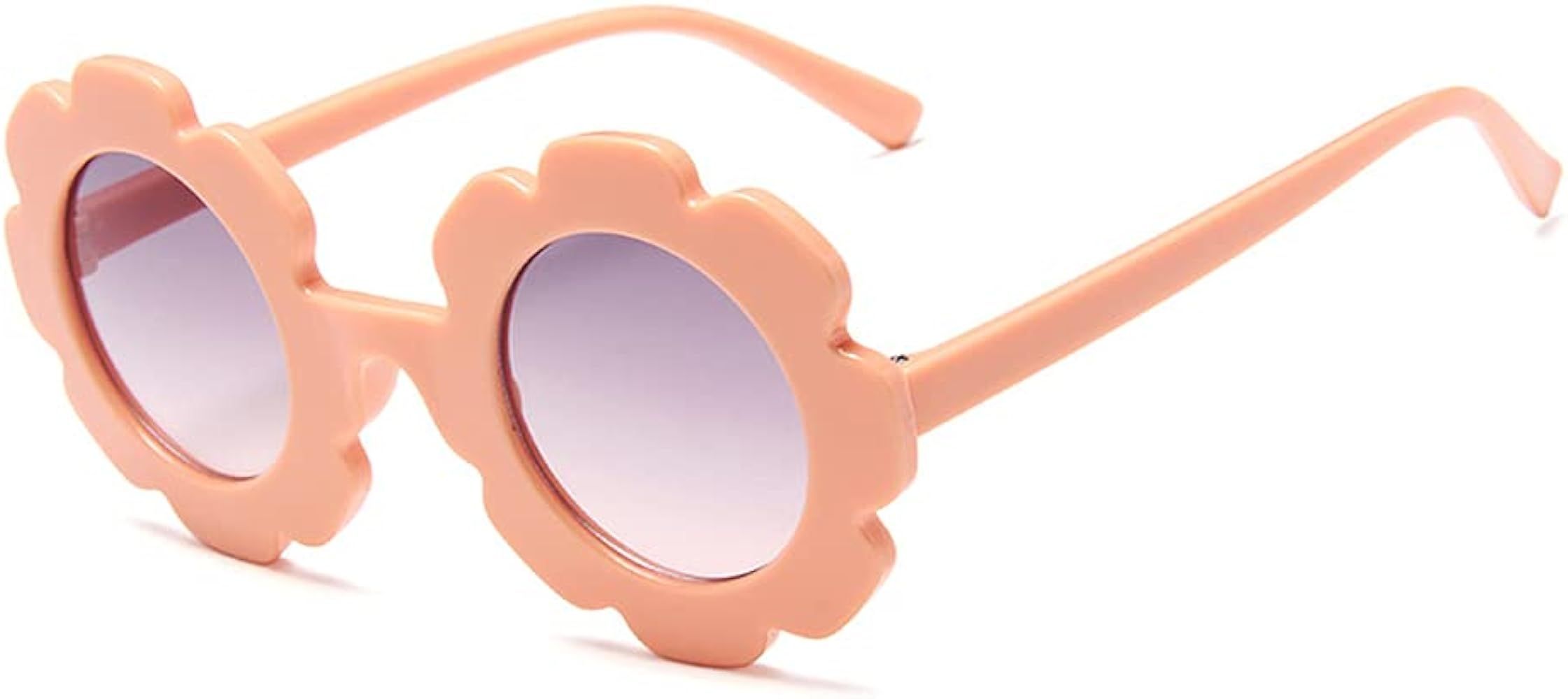 Kids Sunglasses Round Flower Cute Toddler Sunglasses UV 400 Protection Children Girl Boy Gifts | Amazon (US)