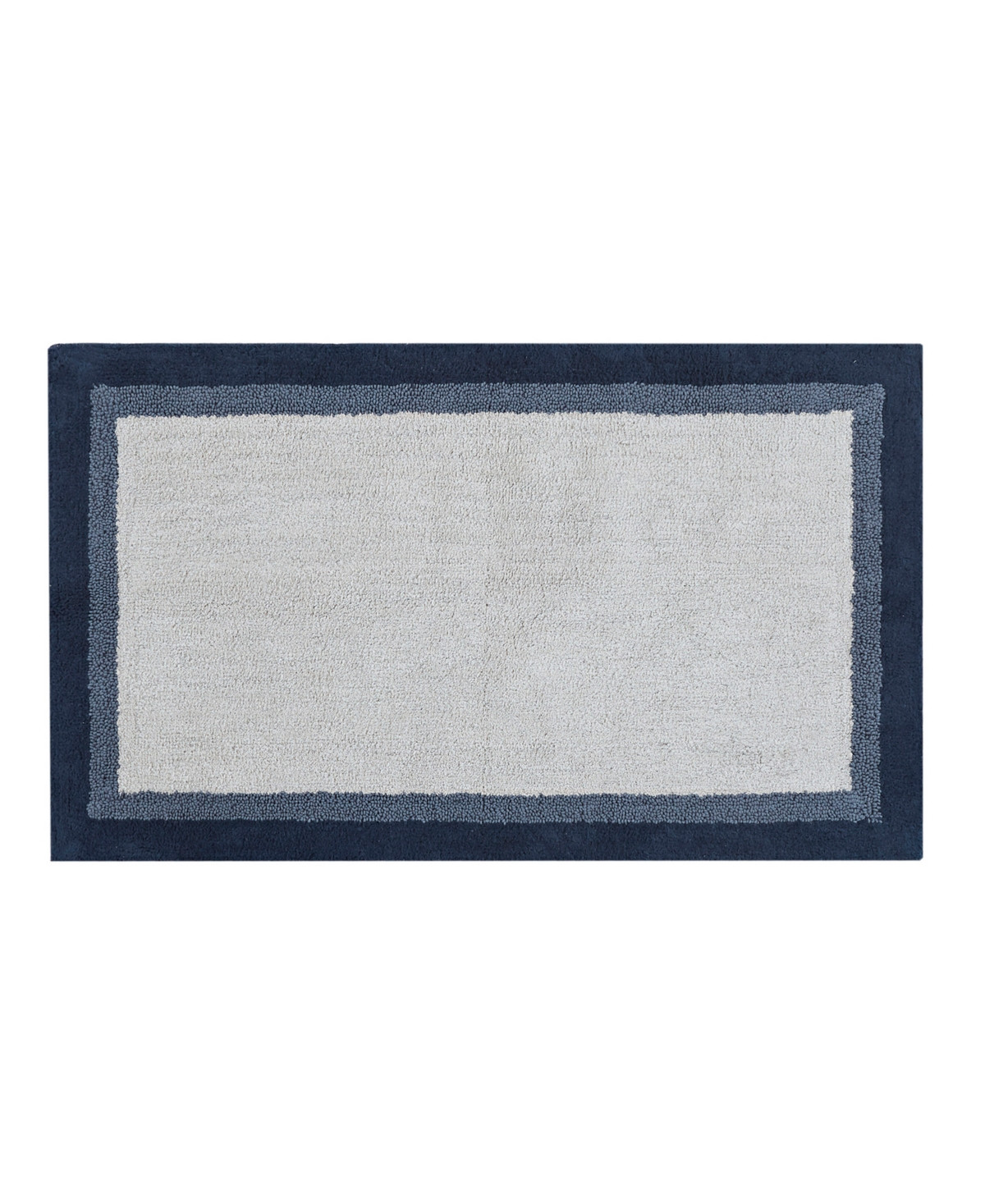 Madison Park Amherst Bath Rug, 27" x 45" - Navy | Macy's