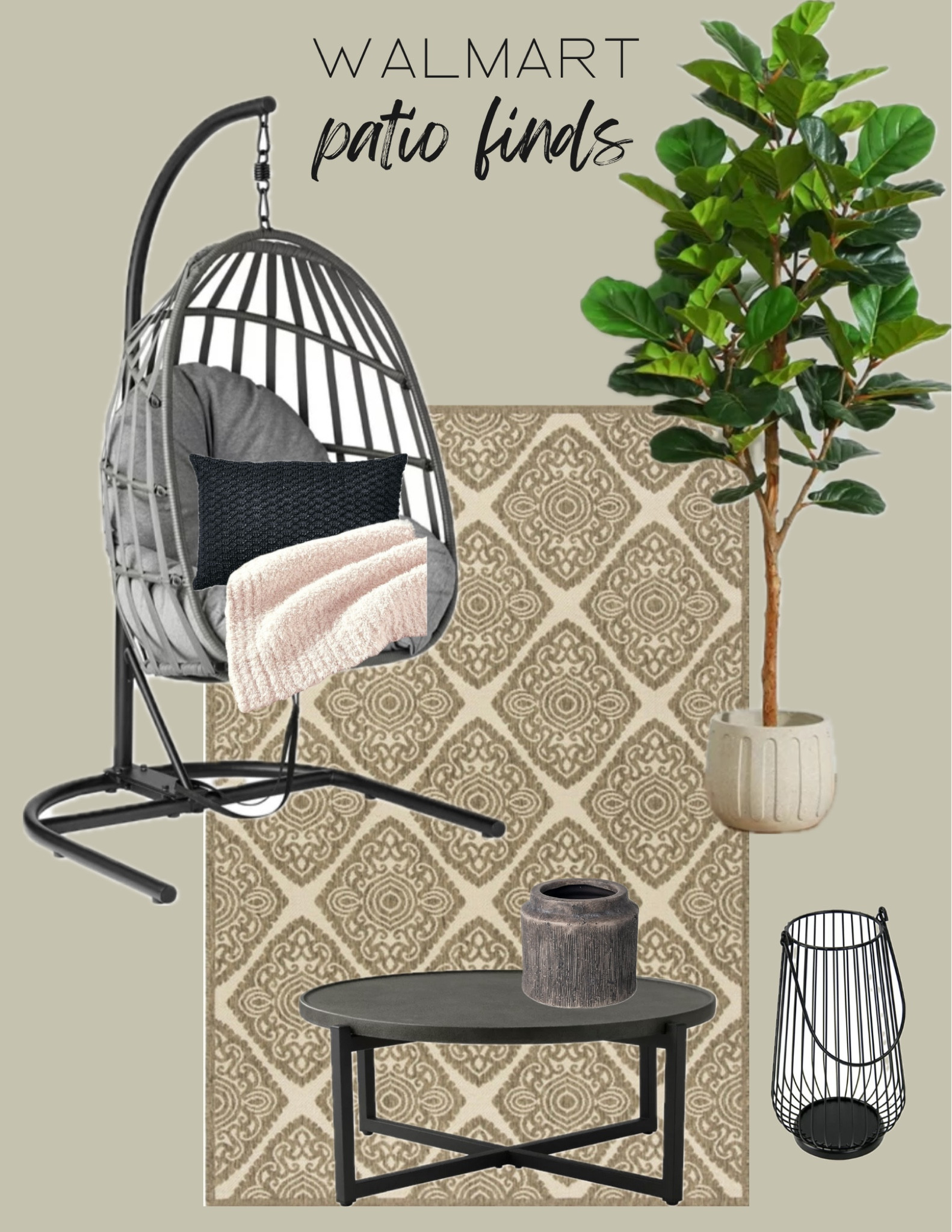 Time to freshen up those patio spaces for Spring! I love my egg chair. It’s my favorite place to read in the Spring. Cuddle up with a cozy blanket and a good book 

Walmart finds 🌿

#LTKhome #LTKSpringSale #LTKSeasonal