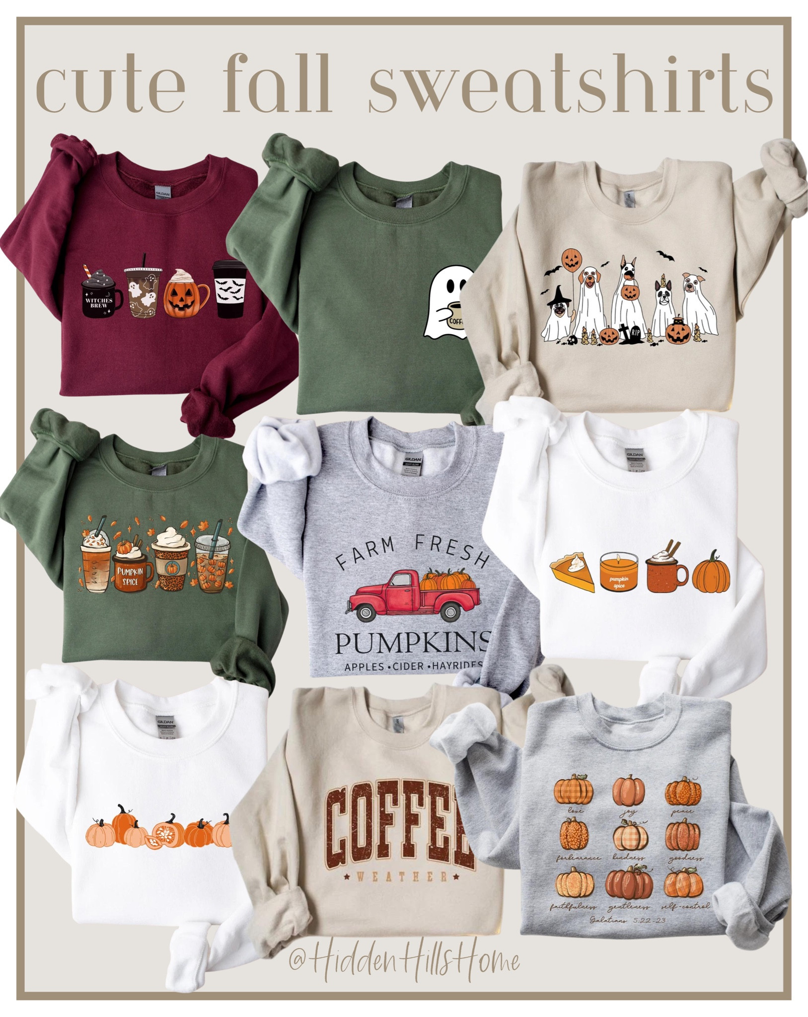 Fall sweatshirts! Cute fall graphic tees 

#LTKSeasonal #LTKFindsUnder50