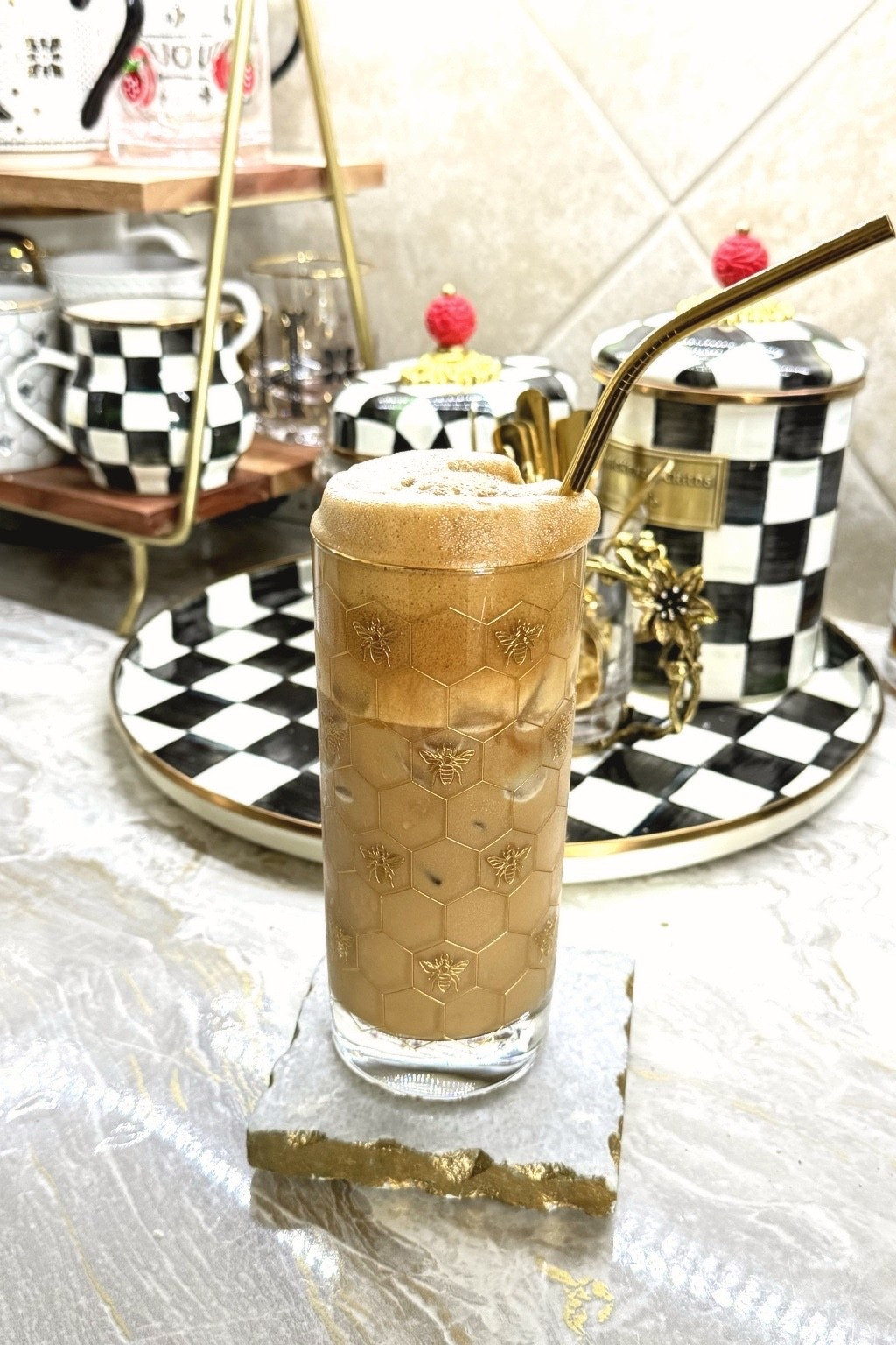 Elevate your drinks with the honeycomb collection from Williams Sonoma✨⚜️

#LTKMothersDay #LTKmorningroutine #LTKHome