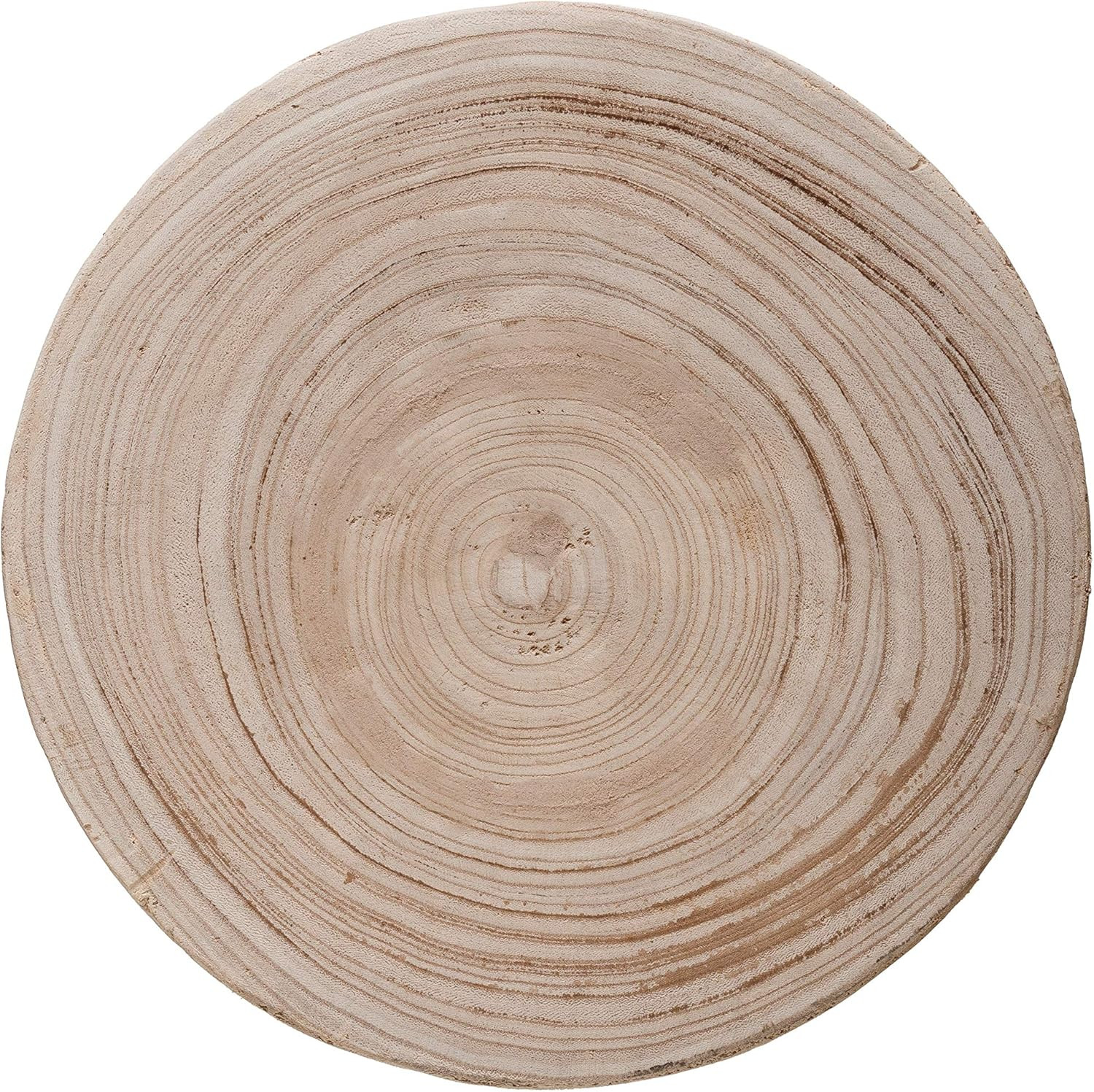 Creative Co-Op Paulownia Wood Stool, Natural | Amazon (US)