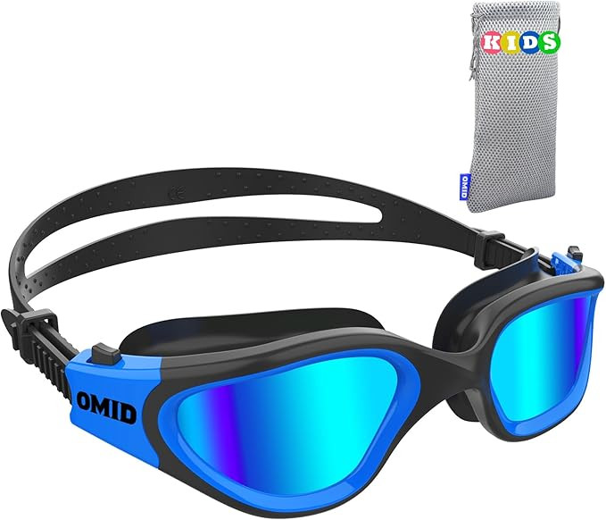 OMID Kids Swim Goggles, P2mini Polarized Swimming Goggles Comfortable for Age 6-14 | Amazon (US)
