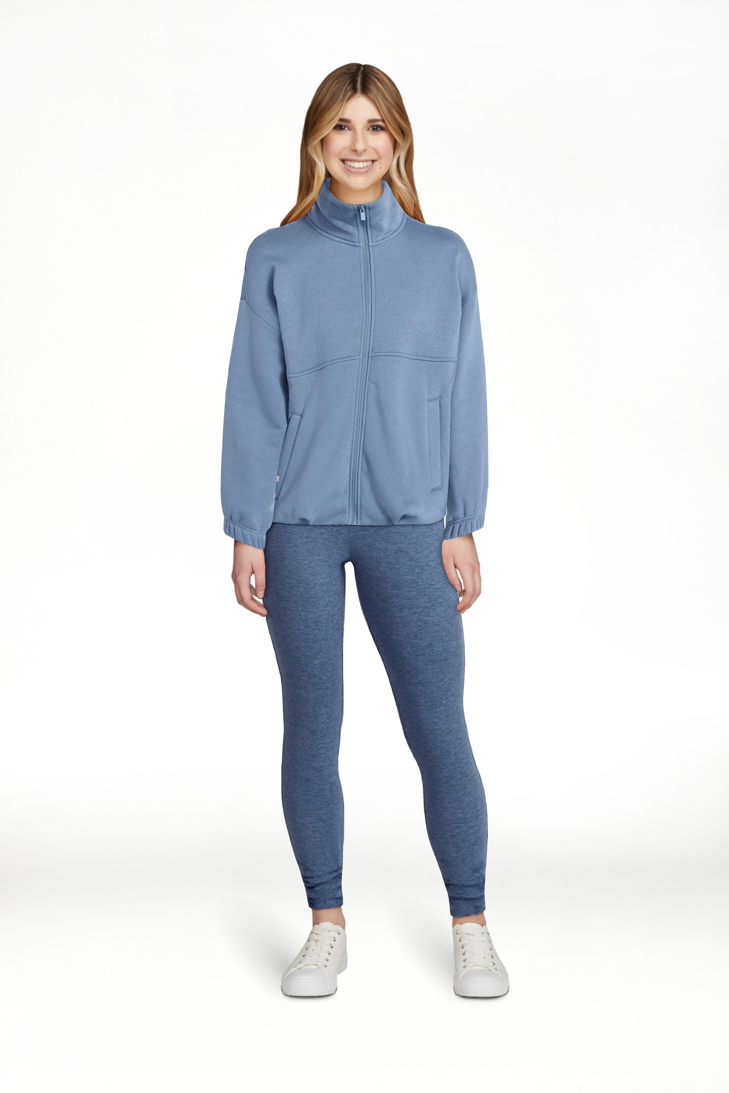 Athletic Works Women's Premium Fleece Active Jacket, Midweight, Sizes XS-4X | Walmart (US)