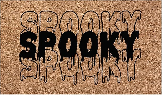 Spooky Mat Halloween Door Mat Home Decorations, Non-Slip Spooky Welcome Doormat for Front Door, I... | Amazon (US)