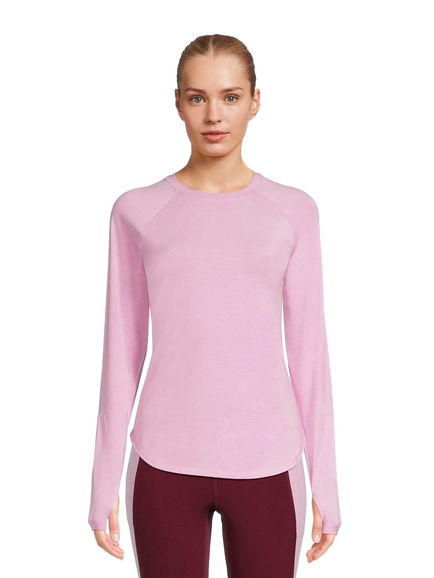 Avia Women’s Performance Tee with Long Sleeves, Sizes XS-3XL - Walmart.com | Walmart (US)