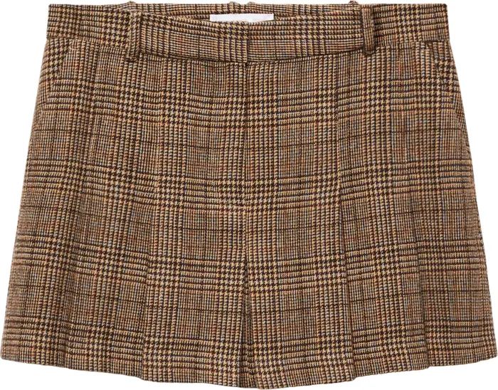 MANGO Glen Plaid Miniskirt | Nordstrom | Nordstrom