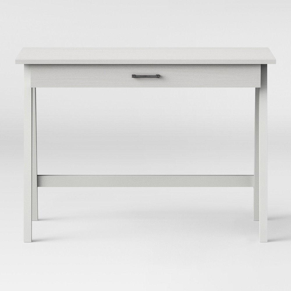 Paulo Wood Writing Desk with Drawers White - Project 62 | Target