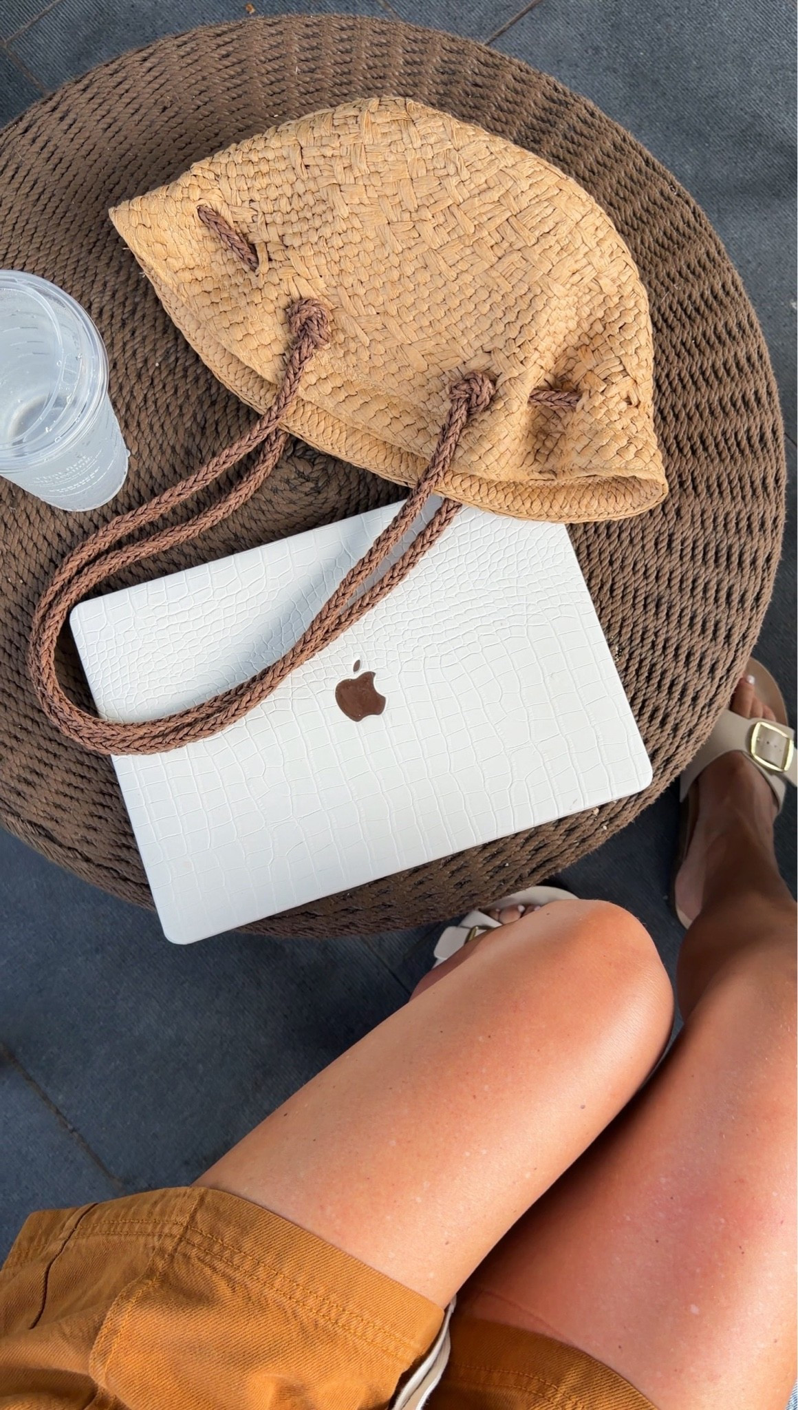 This laptop case doesn’t show the apple on the link but I read the reviews and it in fact comes with the apple logo 🤍….also these shorts are old but I linked a couple other options….love this summer bag 👜

#LTKgrwm #LTKdayinmylife #LTKOver40