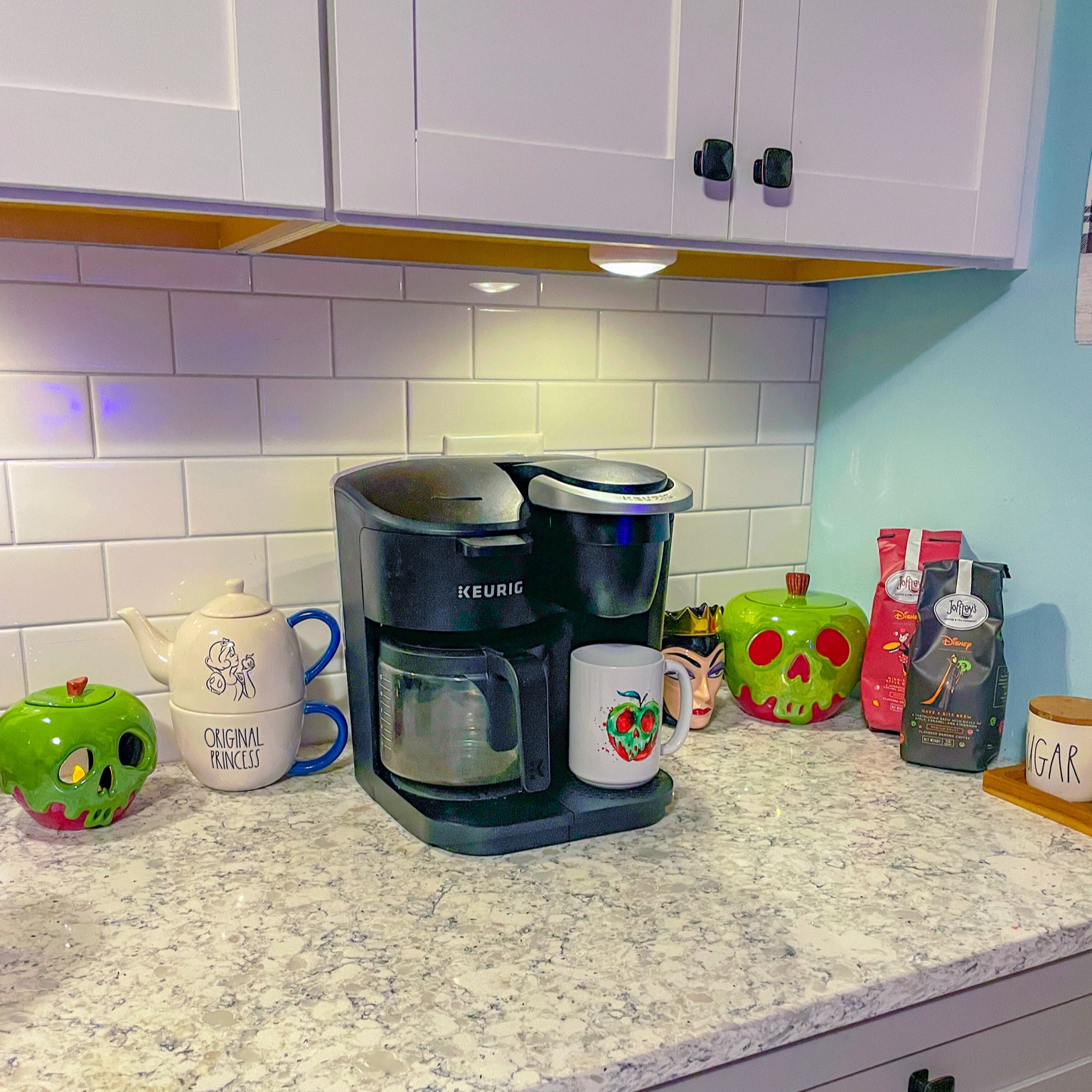 Apple season coffee bar decor! Poison apple that is.

#LTKhome #LTKunder100 #LTKSeasonal