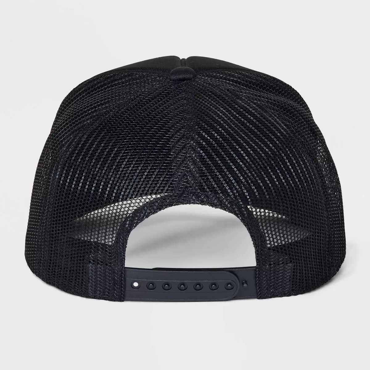 Smiley Face Trucker Hat - Mighty Fine Black | Target