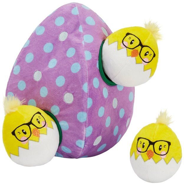 FRISCO Spring Easter Egg Hide-and-Seek Plush Squeaky Dog Toy - Chewy.com | Chewy.com
