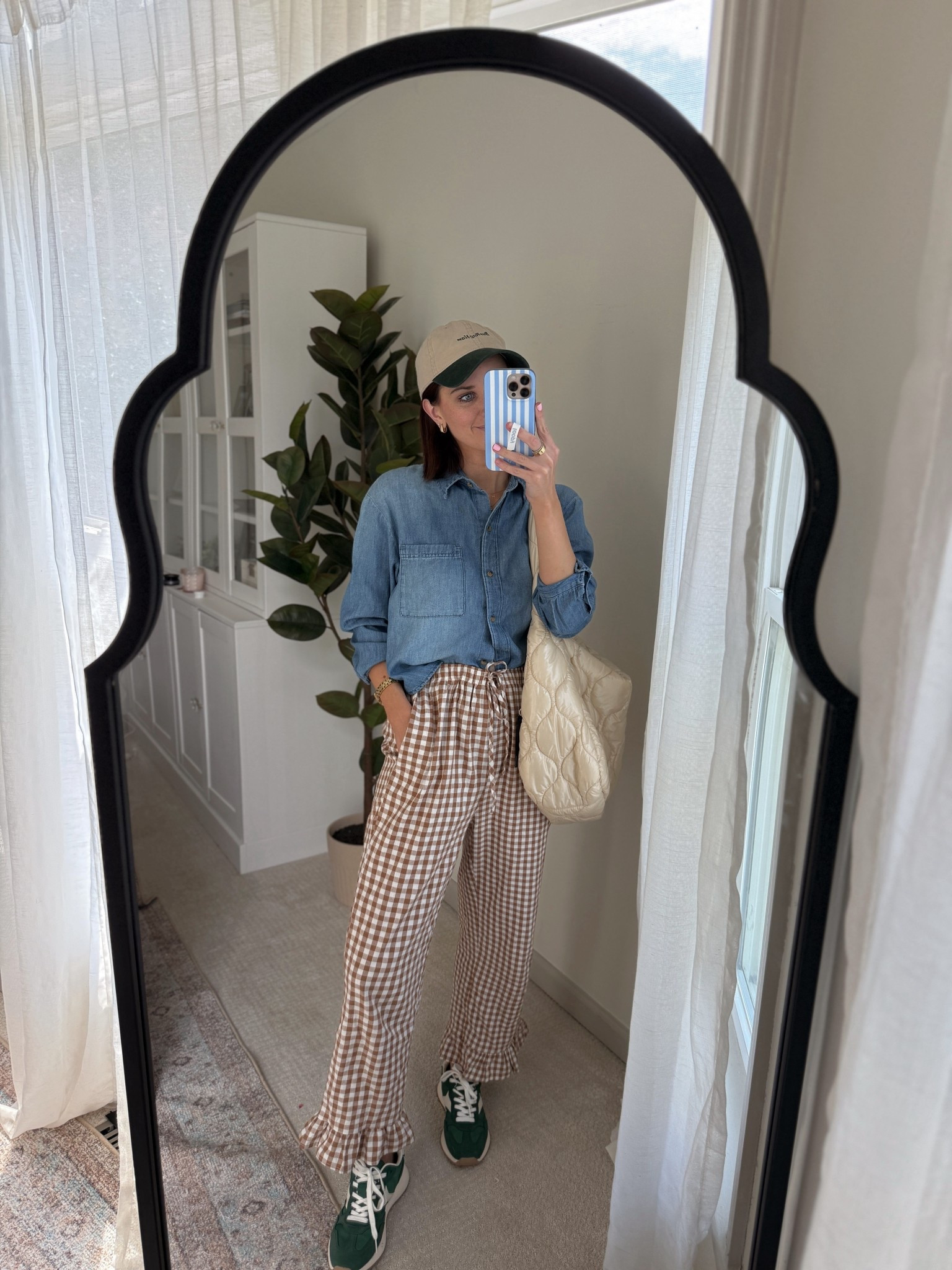 Wearing m in plaid set (I’m 5’7 and go between small and medium - could have done a small)

Nursing friendly // fall outfit // mom outfit // mom style 

#LTKStyleTip #LTKFindsUnder100 #LTKSeasonal