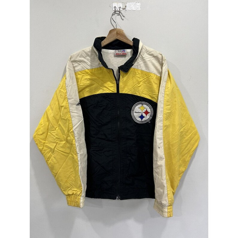 Vintage Pittsburgh Steelers Windbreaker Jacket - Etsy | Etsy (US)