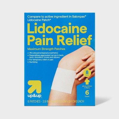 Lidocaine 4% Pain Relieving Gel Patch - 6ct - up&up™ | Target