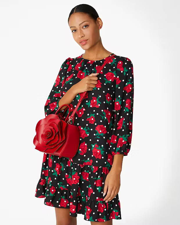 Flora 3D Rose Crossbody | Kate Spade Outlet
