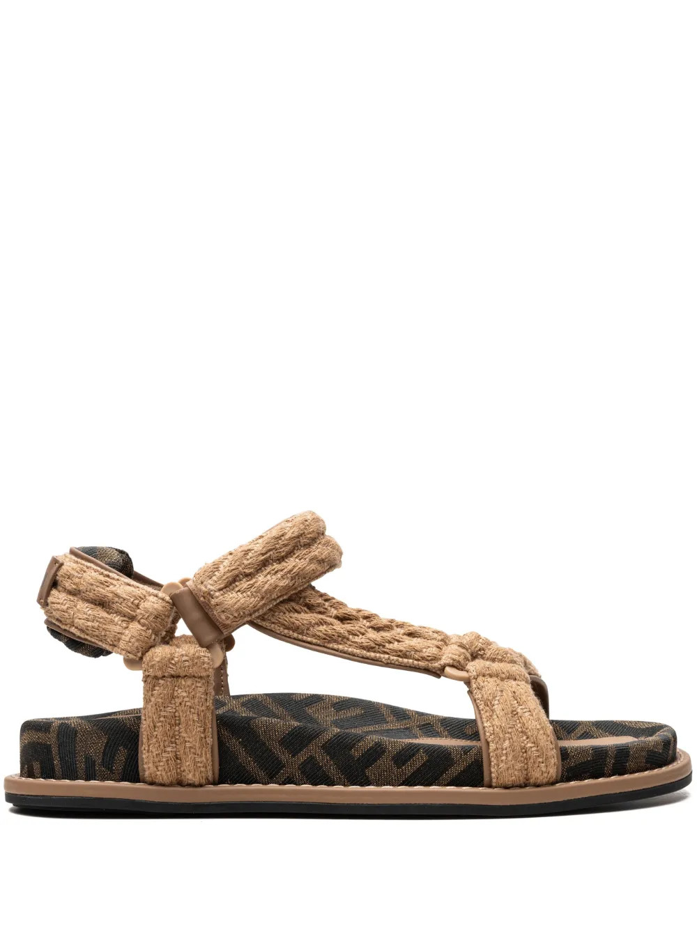 Feel FF logo-print sandals | Farfetch Global