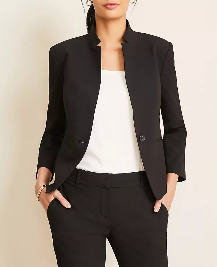The Notched Blazer in Seasonless Stretch | Ann Taylor (US)