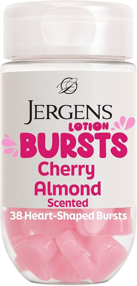 Jergens Cherry Almond Lotion Bursts, Squishy Heart-Shaped Moisturizer Bursts, Gifts for Teen Girl... | Amazon (US)