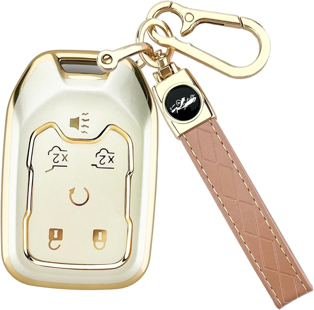 Joouheax Key Fob Cover for Chevy Suburban Tahoe GMC Sierra Yukon Acadia Terrain 2016-2025 Accesso... | Amazon (US)