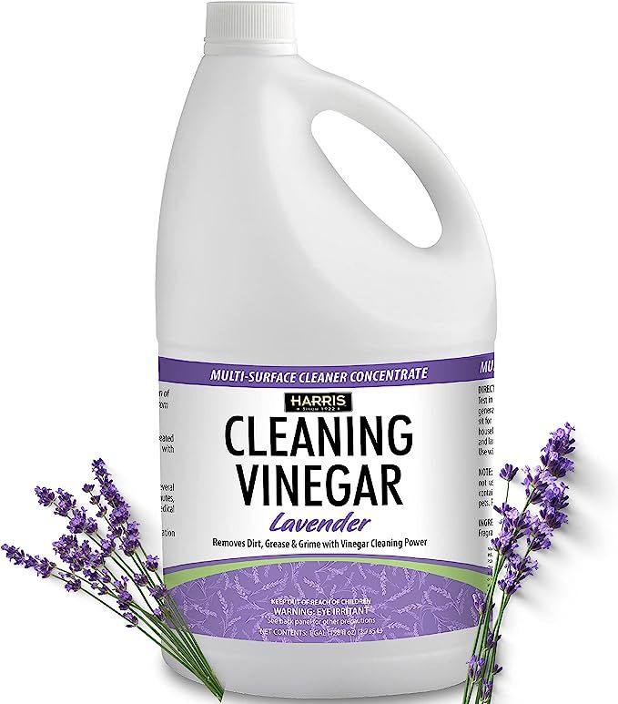 HARRIS Cleaning Vinegar All Purpose Household Surface Cleaner, 128oz (Lavender) | Amazon (US)