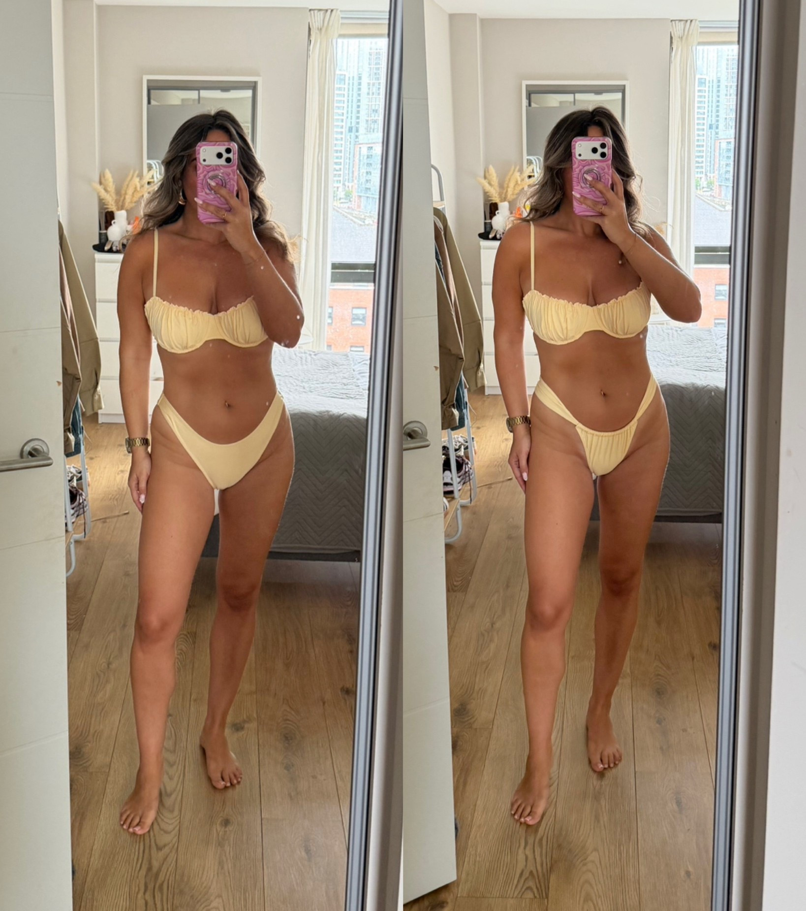 Yellow bikini 👙 

I’m a uk size 10, 5ft4 (bust 32E) and I’m wearing a 36D top & medium bottoms in both styles 

Ibiza outfits, swimwear, fuller bust bikini, holiday outfit, vacation outfit

#LTKsummer #LTKswimwear #LTKstyletip
