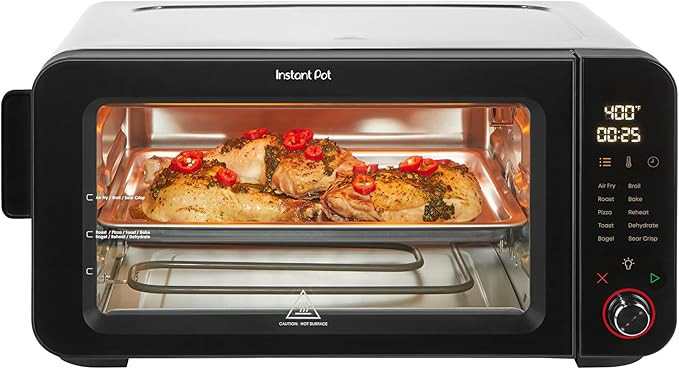 Instant Pot 6-Slice InstantHeat 10-in-1 Air Fryer Toaster Oven, Air Fry, Roast, Bake, Sear Crisp,... | Amazon (US)