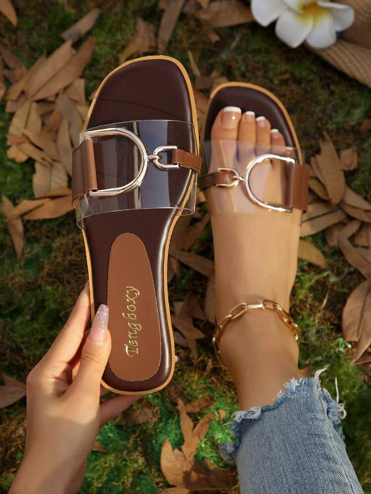 New Stylish Ladies Fashion Flat Sandals,Spring Summer Outfits | SHEIN