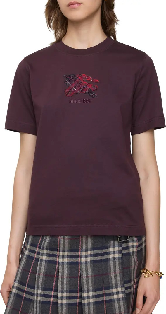 Knight Check Cotton T-shirt | Nordstrom