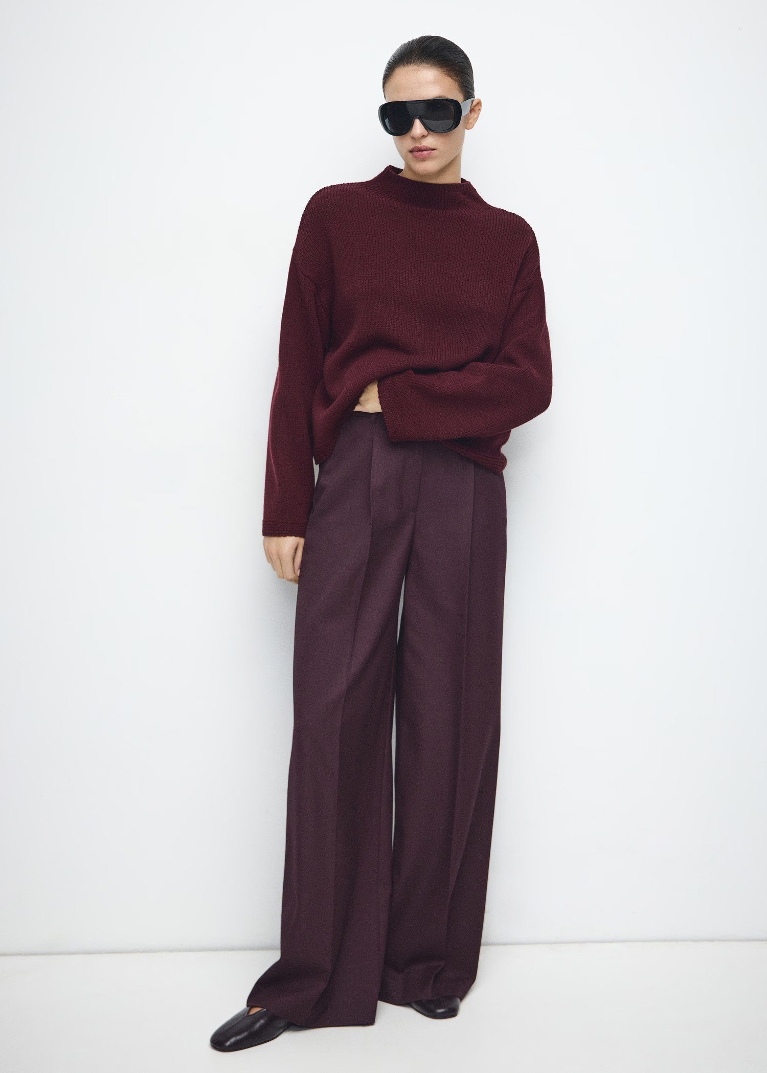 Knitted sweater with perkins neck | Mango (US/MX/AU)