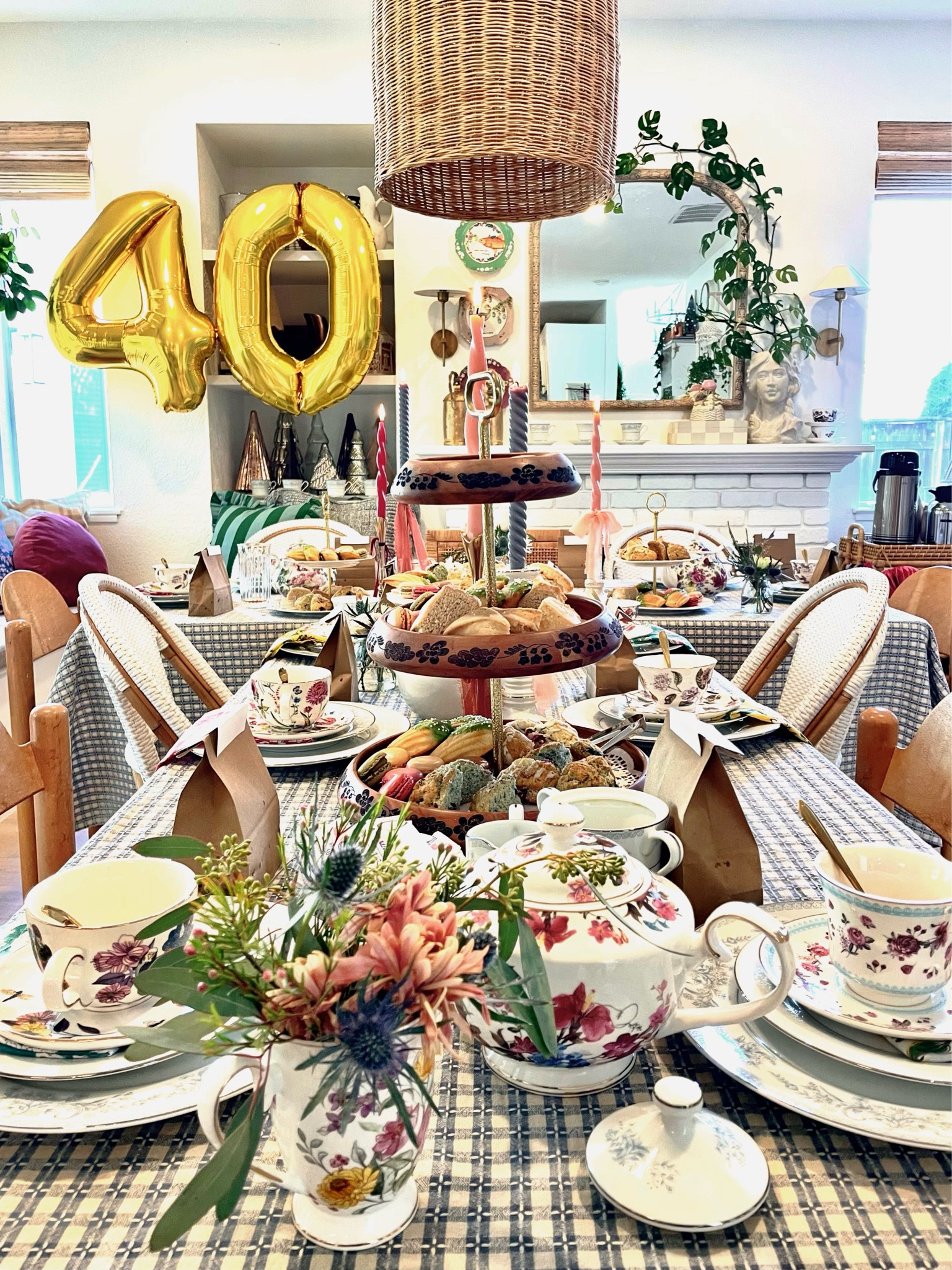The cutest and sweetest tea party for my 40th birthday. My dishes are a mix of my moms wedding china, my mother-in-law’s china and items I’ve collected in recent years. Linking some items we used here and some similar tea finds. 

#LTKHome #LTKGiftGuide #LTKParties
