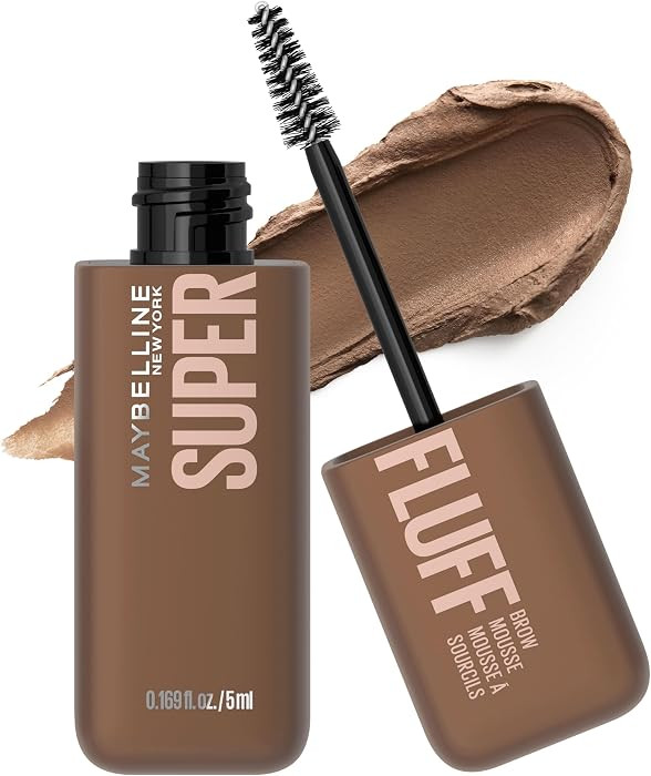 Maybelline Superfluff Volumizing Brow Mousse, All Day Tinted Brow Gel For Soft Full Brows, Soft B... | Amazon (US)