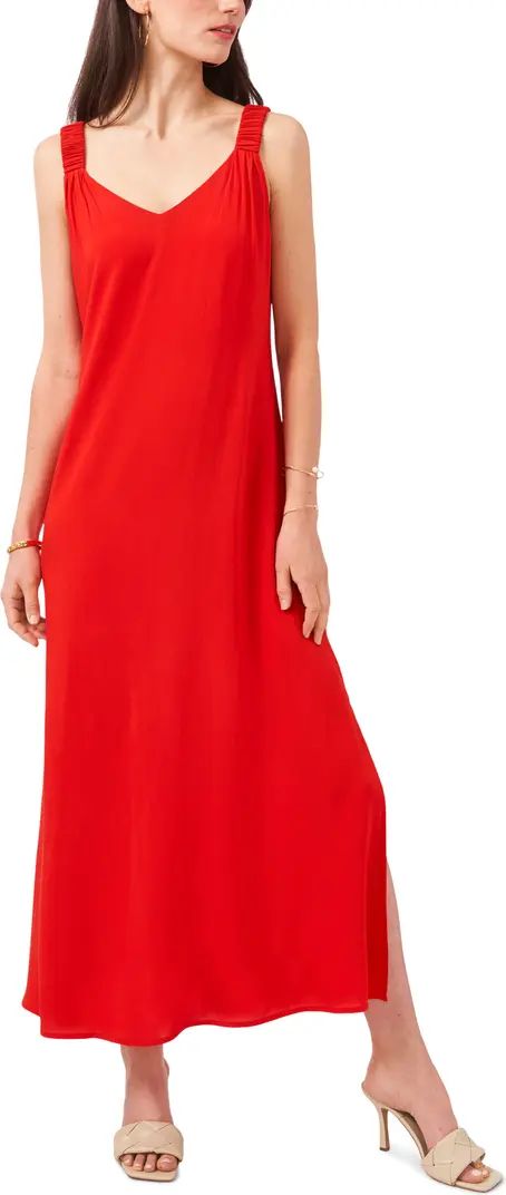 Vince Camuto Gathered Strap Maxi Dress | Nordstrom | Nordstrom